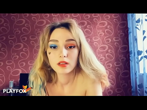 ❤️ Magic foju otito gilaasi fun mi ibalopo pẹlu Harley Quinn ❤ Ohun onihoho ti ile