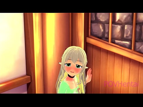 ❤️ (Pakute) Ọmọbinrin Elvish ṣe iranlọwọ fun ọ lati wẹ oju rẹ. ❤ Ohun onihoho ti ile